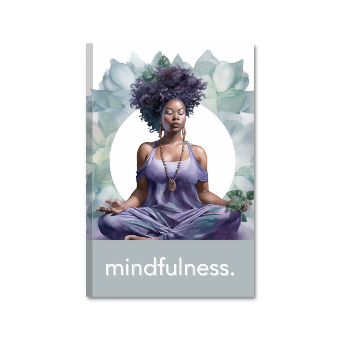 Mindfulness | Green & Purple Journal - Write Your Mindful Reflections by TurquoizBlue